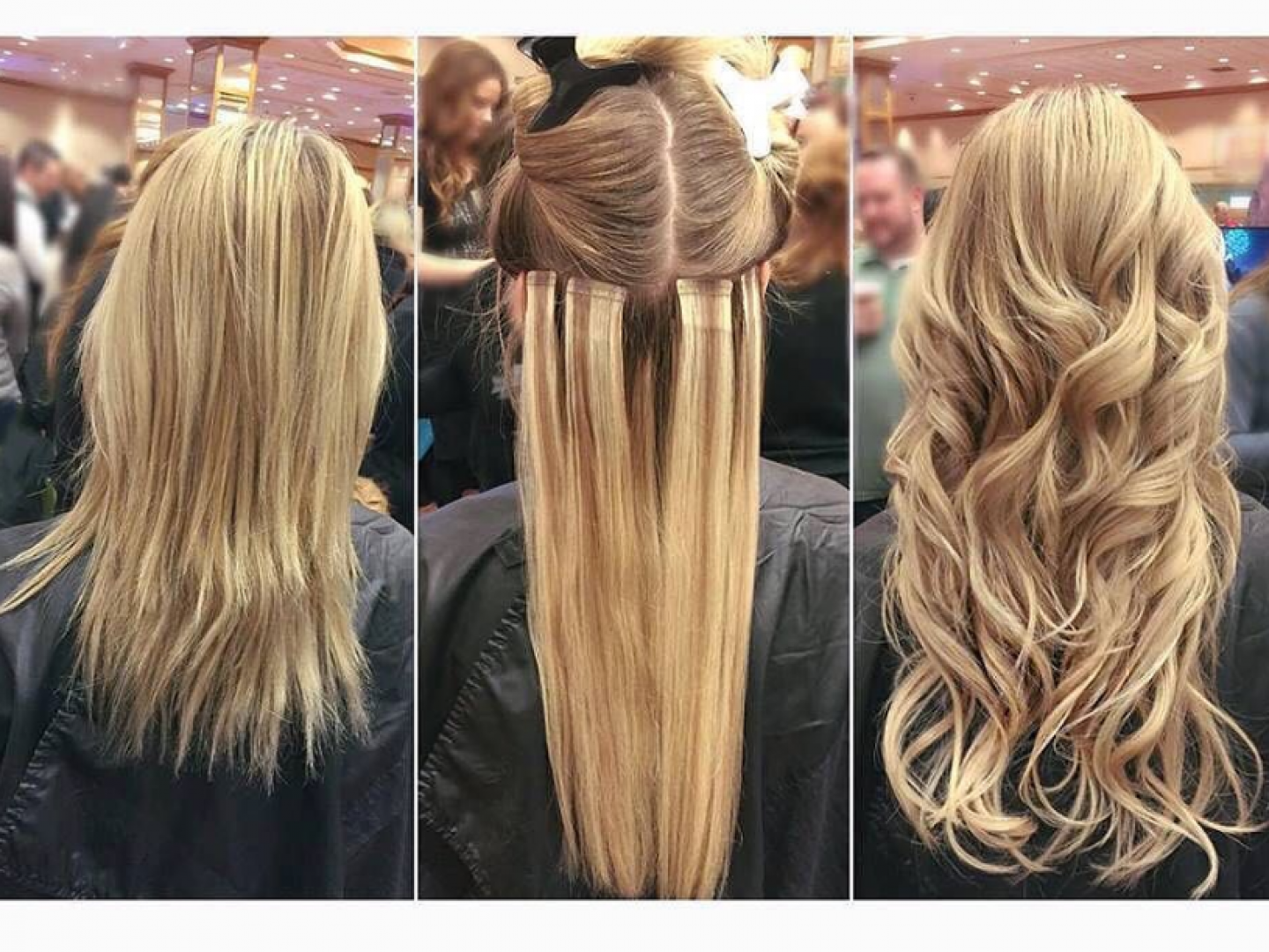 1. Babe Hair Extensions - Blondes - wide 8